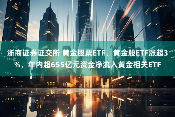 浙商证券证交所 黄金股票ETF、黄金股ETF涨超3%，年内超655亿元资金净流入黄金相关ETF